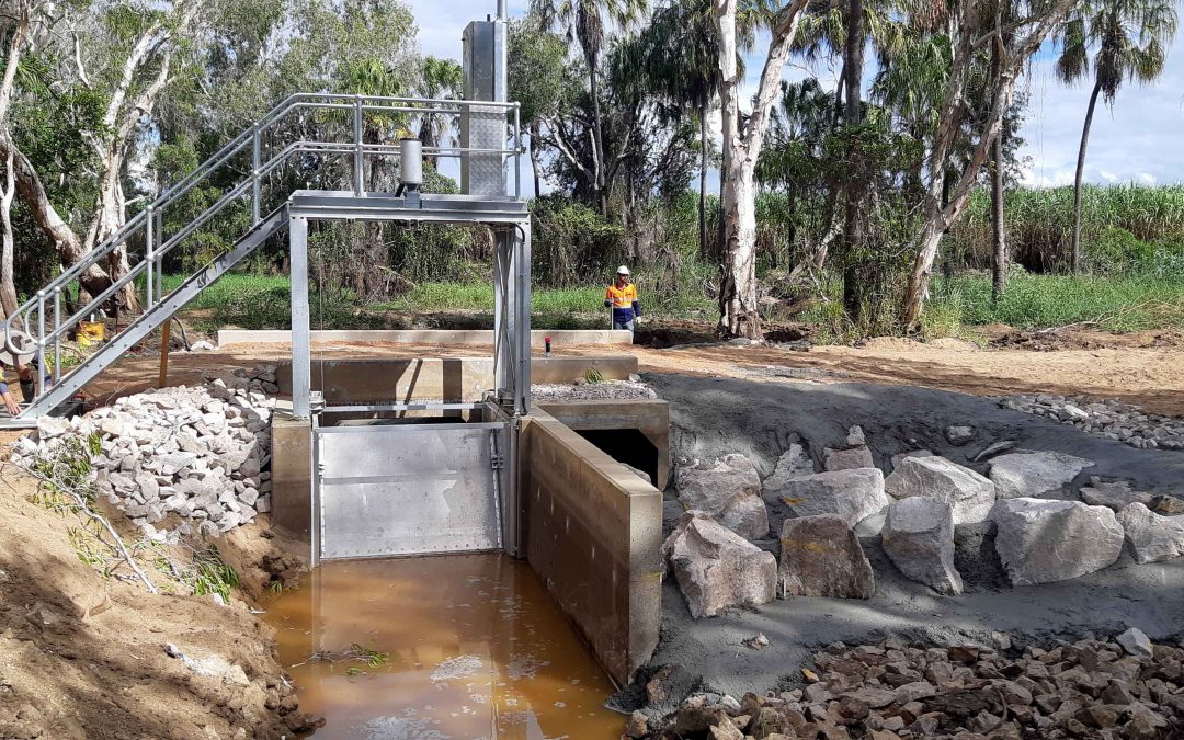 New automated gates and fishways to improve efficiency & fish connectivity